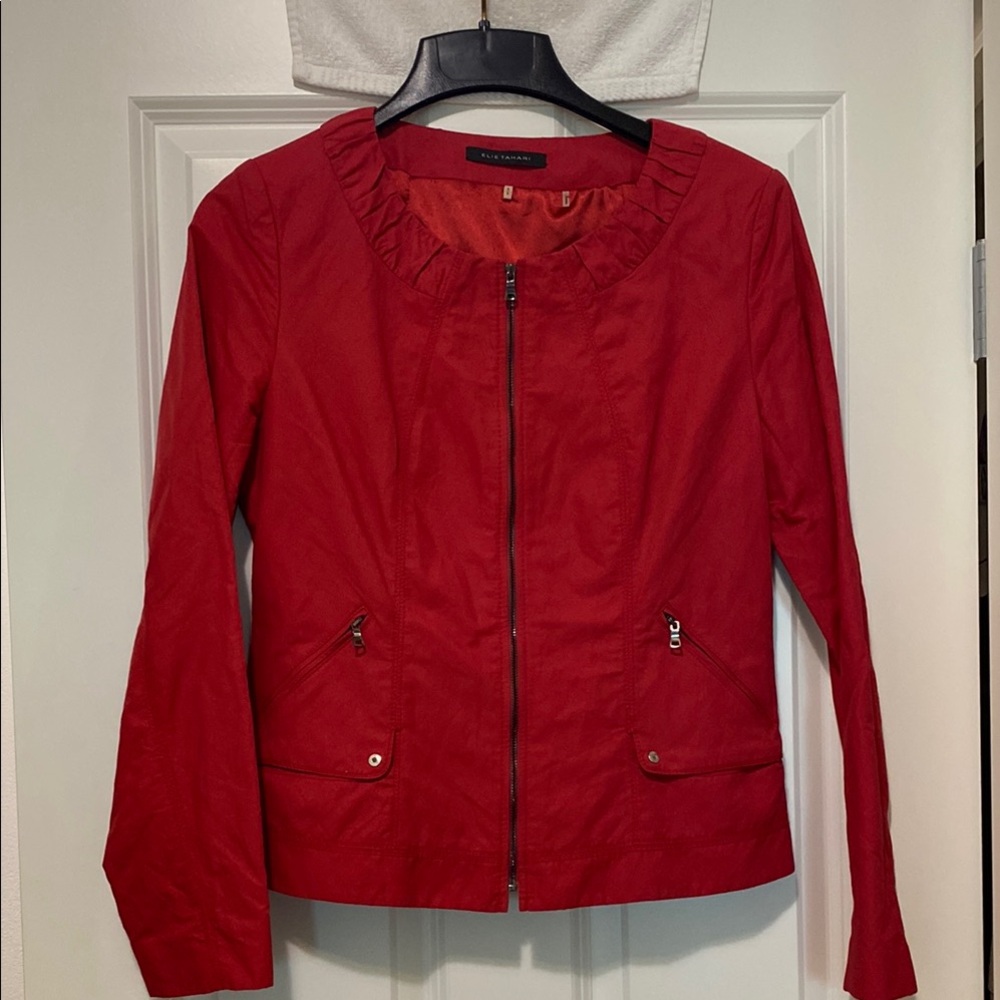 Ellie Tahari, Red Women's Jacket